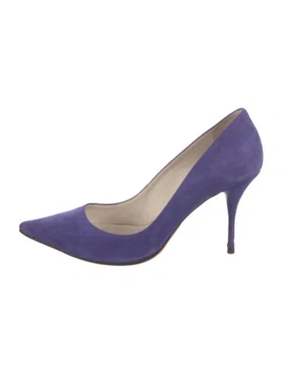 Pre-owned Sophia Webster Suede Pumps In Blue