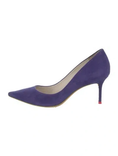 Pre-owned Sophia Webster Suede Pumps In Blue