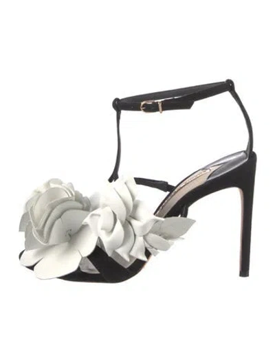 Pre-owned Sophia Webster Suede Sandals In Black