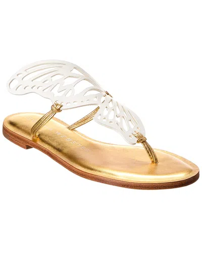 Sophia Webster Talulah Leather Sandal In White