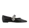 Sophia Webster Titania Leather Crystal Mary Jane Ballerina Flats