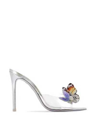 Sophia Webster Vanessa Butterfly-embellished Mules In White