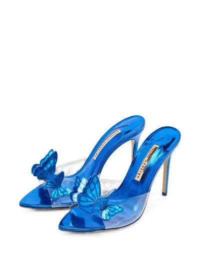 Pre-owned Sophia Webster Vanessa Heeled Sandals In Blue
