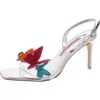 Sophia Webster Leather Vanessa Mid Sandals 85 In Multi