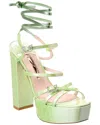 SOPHIA WEBSTER SOPHIA WEBSTER VENUS LEATHER PLATFORM SANDAL