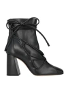 Sophia Webster Woman Ankle Boots Black Size 8 Leather In Black