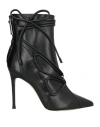 Sophia Webster Woman Ankle Boots Black Size 8 Leather In Black