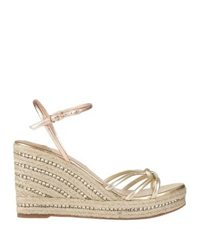 Sophia Webster Woman Espadrilles Gold Size 8 Leather