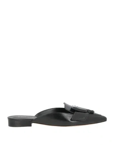 Sophia Webster Woman Mules & Clogs Black Size 7 Leather