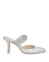 Sophia Webster Woman Mules & Clogs Silver Size 8 Leather, Plastic In Silver