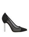 Sophia Webster Woman Pumps Black Size 8 Textile Fibers In Black