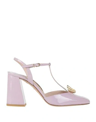 Sophia Webster Woman Pumps Lilac Size 7 Leather In Purple