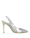 Sophia Webster Woman Pumps Transparent Size 8 Pvc - Polyvinyl Chloride In Transparent
