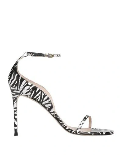 Sophia Webster Woman Sandals Black Size 5.5 Leather