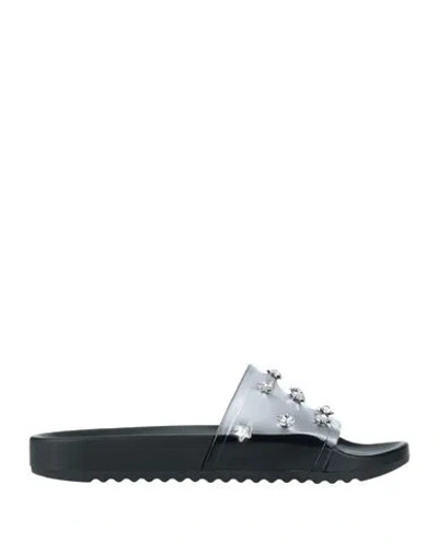 Sophia Webster Woman Sandals Black Size 9 Rubber
