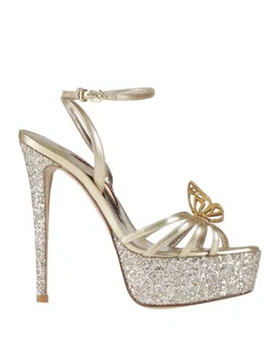 Sophia Webster Woman Sandals Gold Size 8 Leather