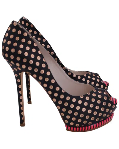 Sophia Webster Women's Calfskin Leather Polka Dot Pump (authentic Pre-loved) In Multi