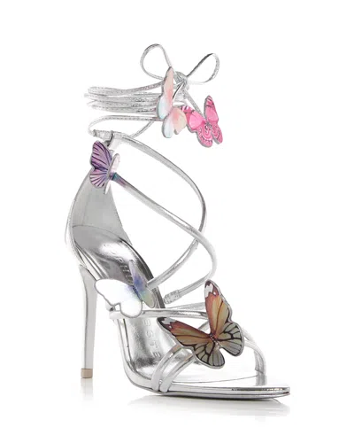 Sophia Webster Women's Vanessa Ankle Tie Sandals In Silver