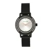 Sophie And Freda Cambridge Bracelet Watch With Swarovski Crystals In Black / Gold Tone / Silver
