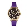 Sophie And Freda Key West Leather-band Watch With Swarovski Crystals