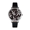 Sophie And Freda Key West Leather-band Watch With Swarovski Crystals In Silver
