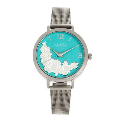 Sophie And Freda Lexington Bracelet Watch In Blue