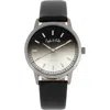 Sophie And Freda San Diego Leather-band Watch In Black