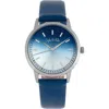 Sophie And Freda San Diego Leather-band Watch In Blue
