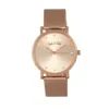 SOPHIE AND FREDA SAVANNAH MESH BRACELET WATCH WITH SWAROVSKI CRYSTALS
