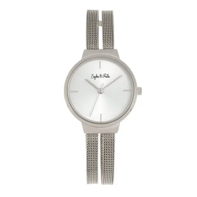 Sophie And Freda Sedona Bracelet Watch In Silver