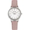 Sophie And Freda Sophie & Freda Berlin Leather-band Watch In Light Pink