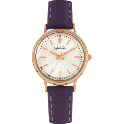 SOPHIE AND FREDA SOPHIE AND FREDA SOPHIE & FREDA BERLIN LEATHER-BAND WATCH