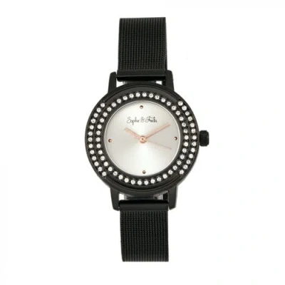 SOPHIE AND FREDA SOPHIE AND FREDA SOPHIE & FREDA CAMBRIDGE BRACELET WATCH W/SWAROVSKI CRYSTALS