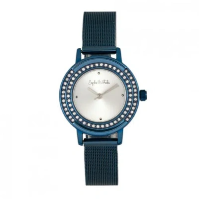 SOPHIE AND FREDA SOPHIE AND FREDA SOPHIE & FREDA CAMBRIDGE BRACELET WATCH W/SWAROVSKI CRYSTALS