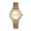 Sophie And Freda Sophie & Freda Cambridge Bracelet Watch W/swarovski Crystals In Rose Gold
