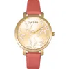 Sophie And Freda Sophie & Freda Key West Leather-band Watch W/swarovski Crystals