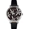 Sophie And Freda Sophie & Freda Key West Leather-band Watch W/swarovski Crystals In Multi