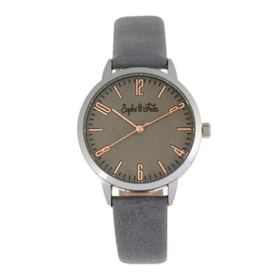 SOPHIE AND FREDA SOPHIE AND FREDA VANCOUVER LEATHER-BAND WATCH
