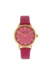Sophie And Freda Vancouver Quartz Pink Dial Ladies Watch Sf4903 In Pink