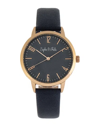Sophie And Freda Women's Vancouver Watch In Black