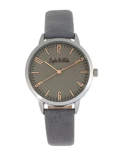 Sophie And Freda Women's Vancouver Watch In Gray