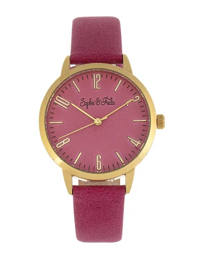 Sophie And Freda Women's Vancouver Watch In Purple