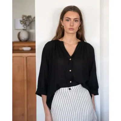 Sophie And Lucie Speechi & Lucie Soft Blouse In Black