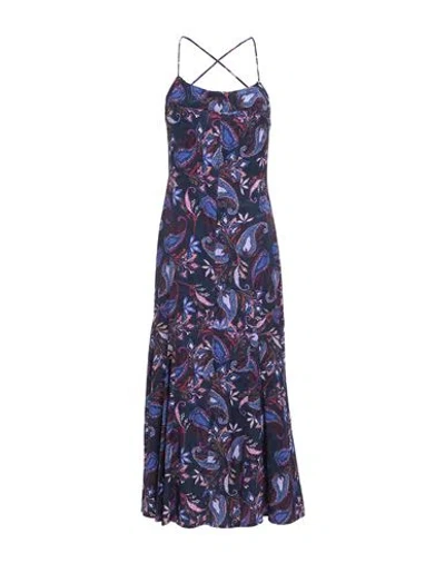 Sophie And Lucie Woman Maxi Dress Midnight Blue Size 8 Viscose