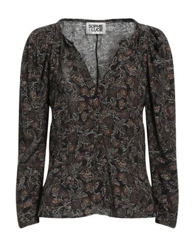 Sophie And Lucie Woman Top Black Size 4 Viscose