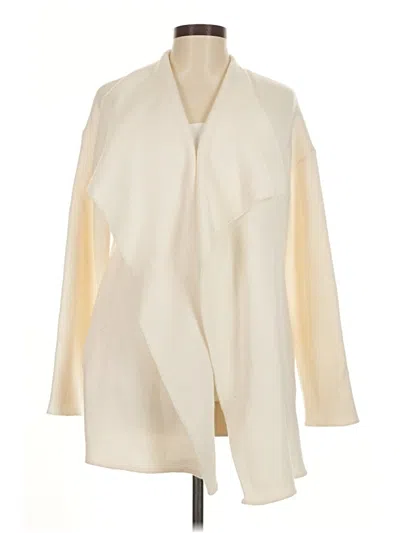 Pre-owned Sophie & Trey Cardigan Sweater In White