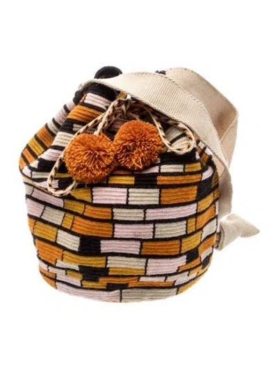 Pre-owned Sophie Anderson Bucket Bag In Neutral