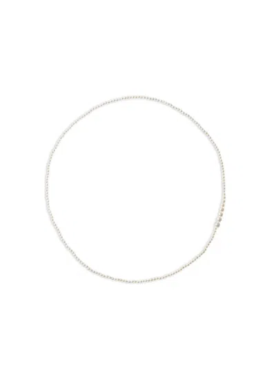 Sophie Bille Brahe 14k Christo Pearl Necklace In White