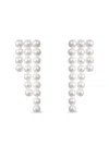 Sophie Bille Brahe 14k Recycled Yellow Gold La Valse Trois Temps Pearl Earrings In White