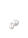 Sophie Bille Brahe 14k Recycled Yellow Gold Petite Stellari Freshwater Pearl Earring In White
